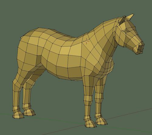 Horse basemesh