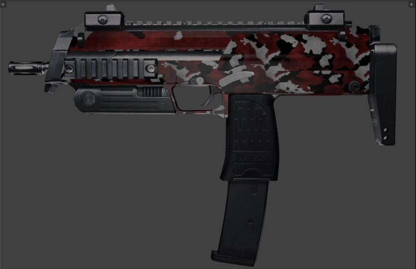 MP7  Red Camo