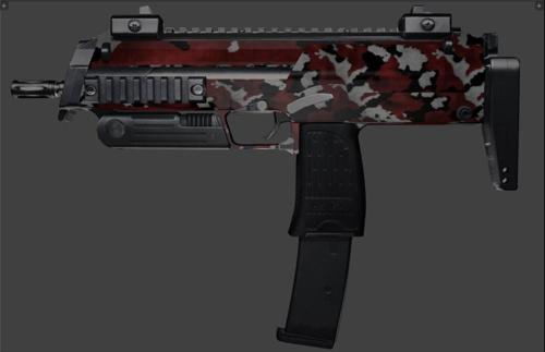 MP7  Red Camo
