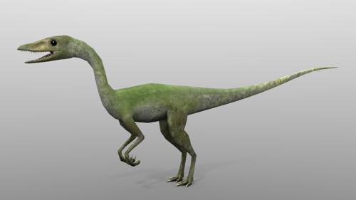 Compsognathus Low-Poly