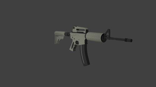 high poly m4