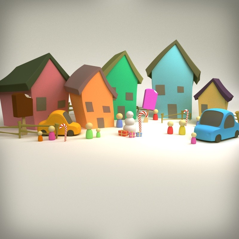 Cartoon Village