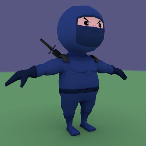 Low poly Ninja