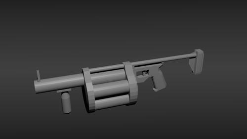 granade launcher six-round