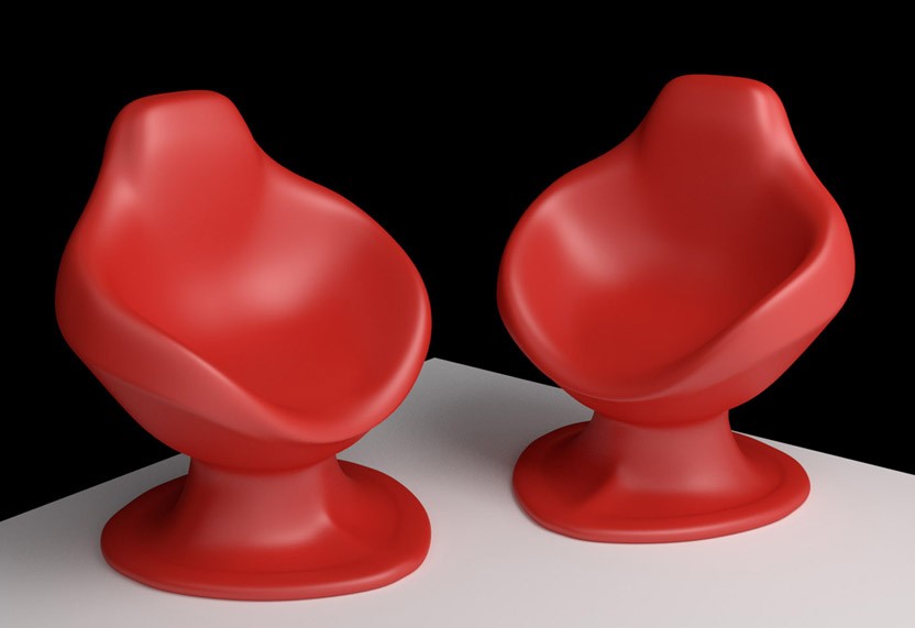 Red Plastic Chair