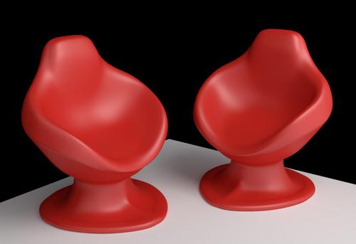 Red Plastic Chair