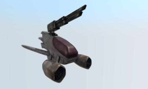 Lowpoly Spaceship 1