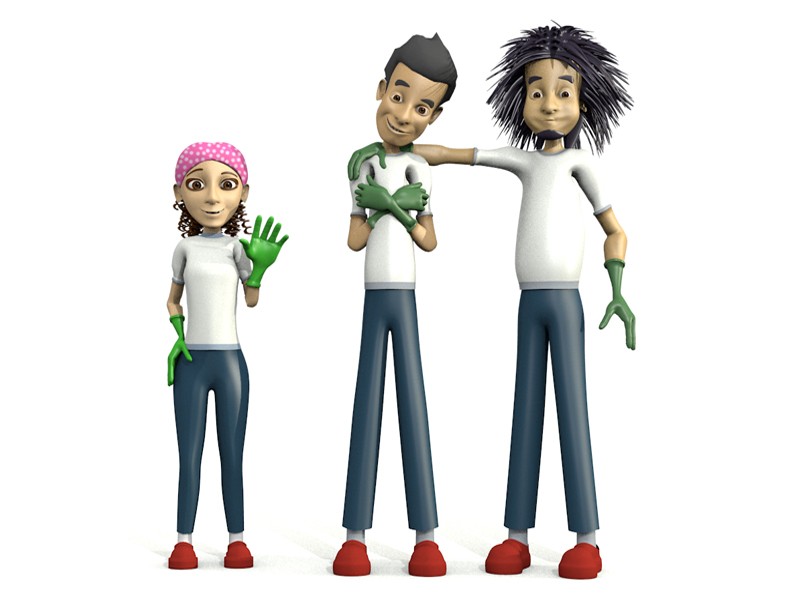 characters industry recyclable