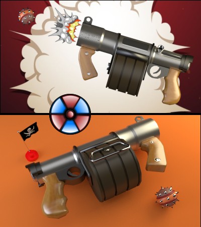 Sticky Bomb Launcher