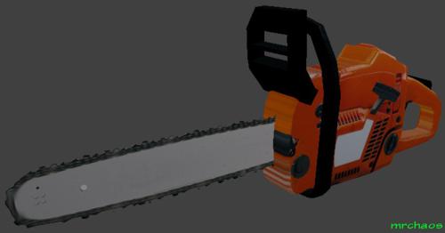 Low Poly Chainsaw  GLSL