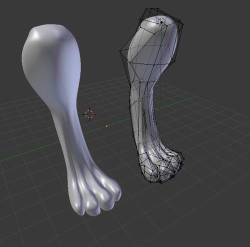 Anthro wolf legs