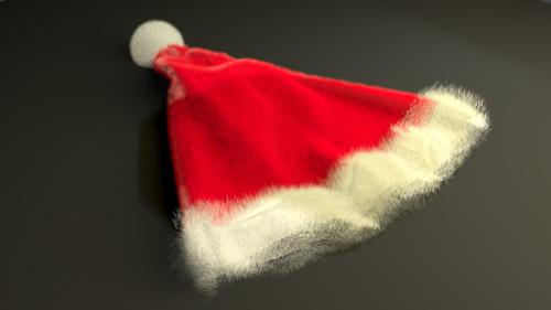 Fluffy Santa Hat