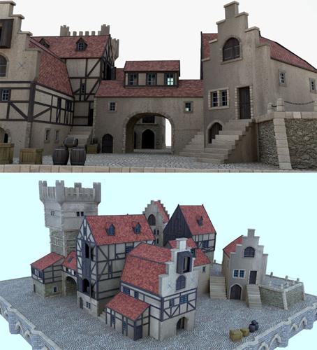 medieval kind of seaport