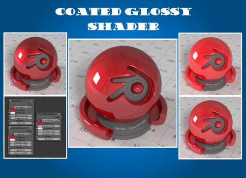 Coated Glossy Material for Cycles