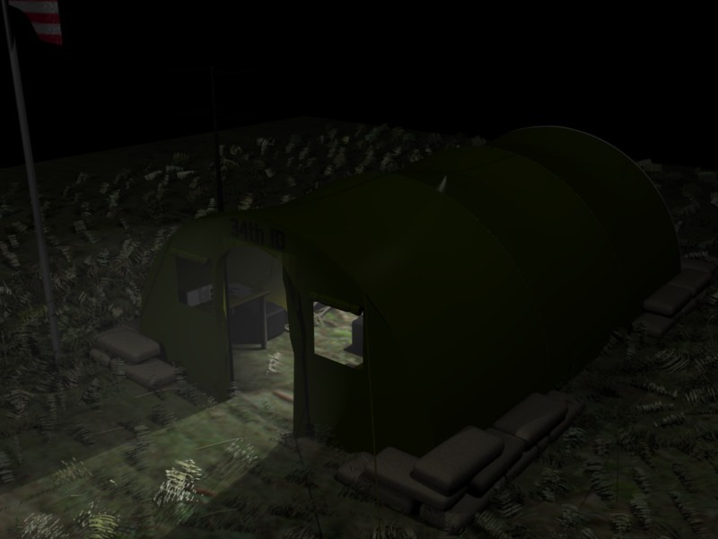 US army tent