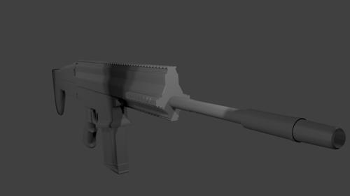 FN Scar-L Gun Model