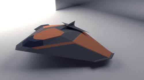 Lowpoly Spaceship