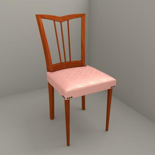 Chair with uv map