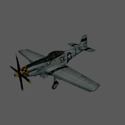 P-51 Mustang Rigged