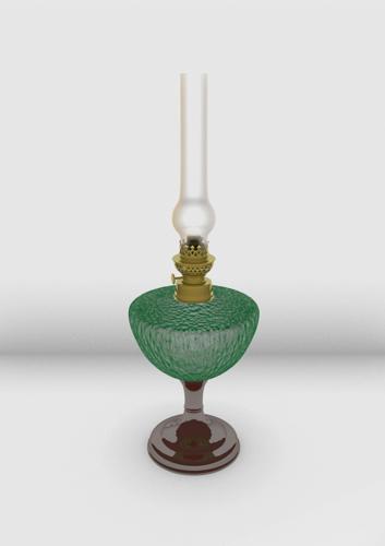 Lamp has oil