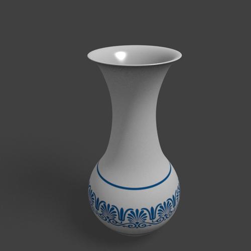 Simple White Flower Vase