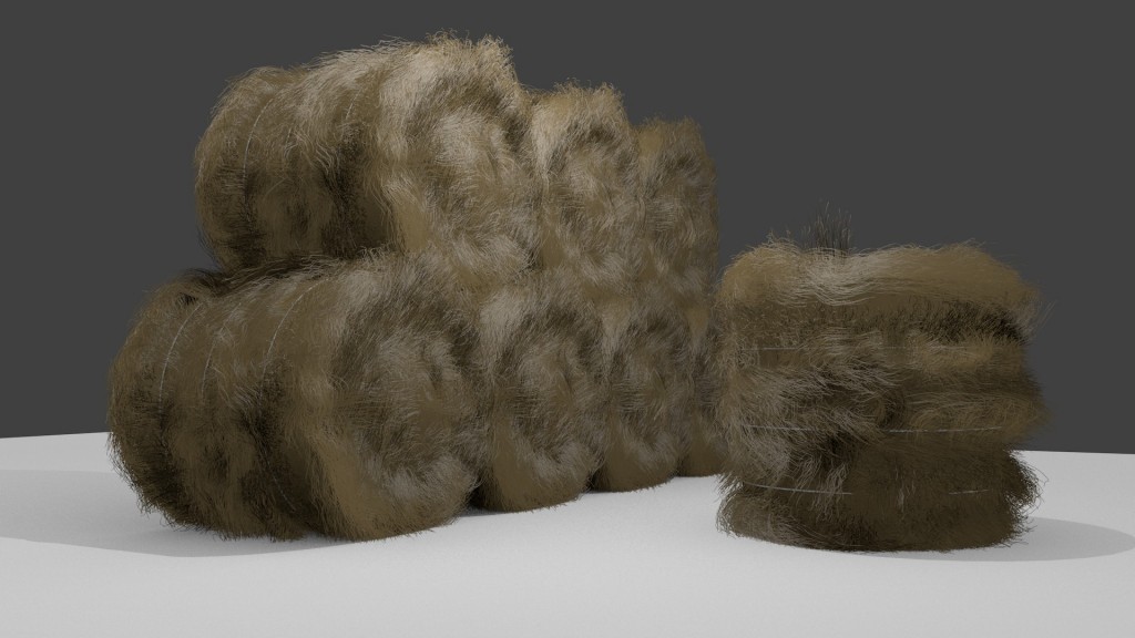 3D Hay bail