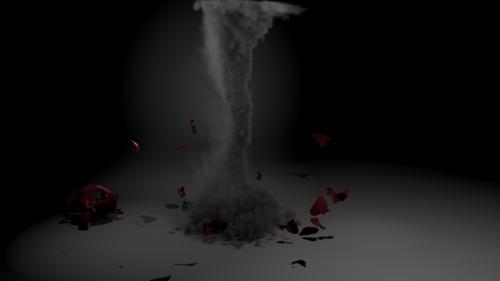 Twister / Particle + smoke simulator