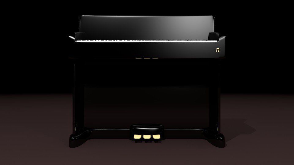 Piano - Low Poly