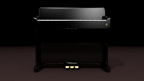 Piano - Low Poly