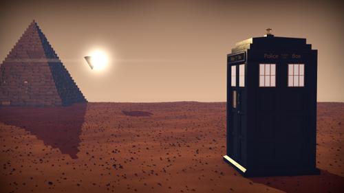 Tardis in Mars