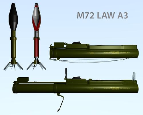M72 LAW rocket launcher