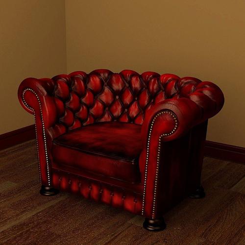 Chesterfield armchair