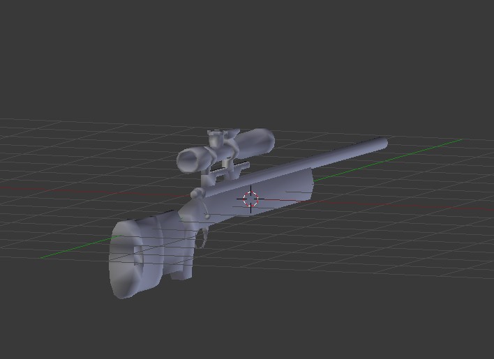 M40 Sniper Rifle Low Poly