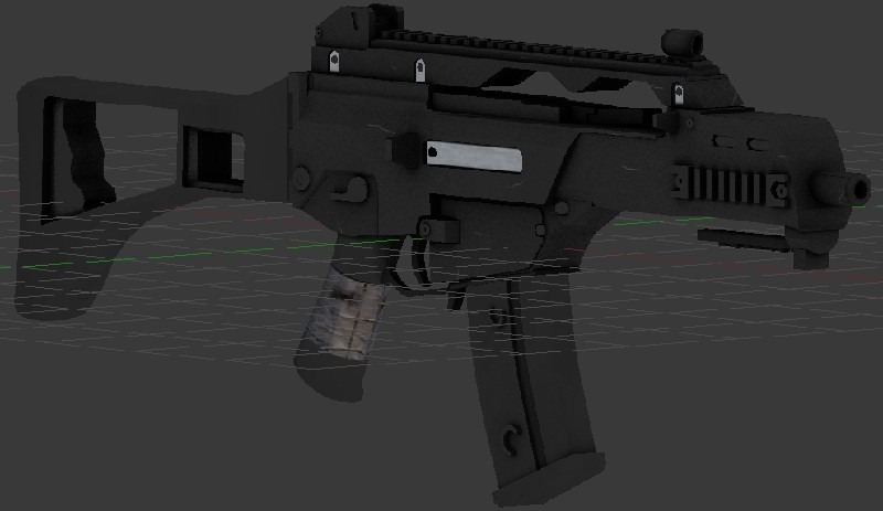 G36C Modelled and Textured Properly Zipped
