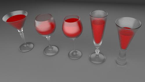set of cups