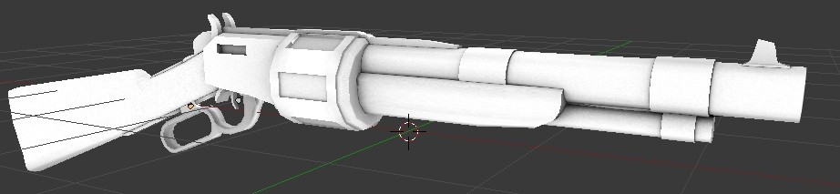 Lever Action Shotgun untextured