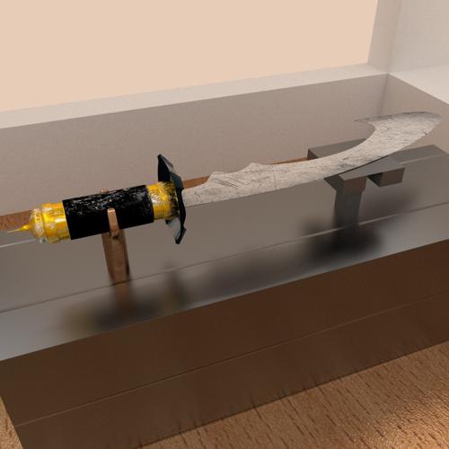 Ruined Akavari Broadsword
