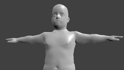 child body mesh