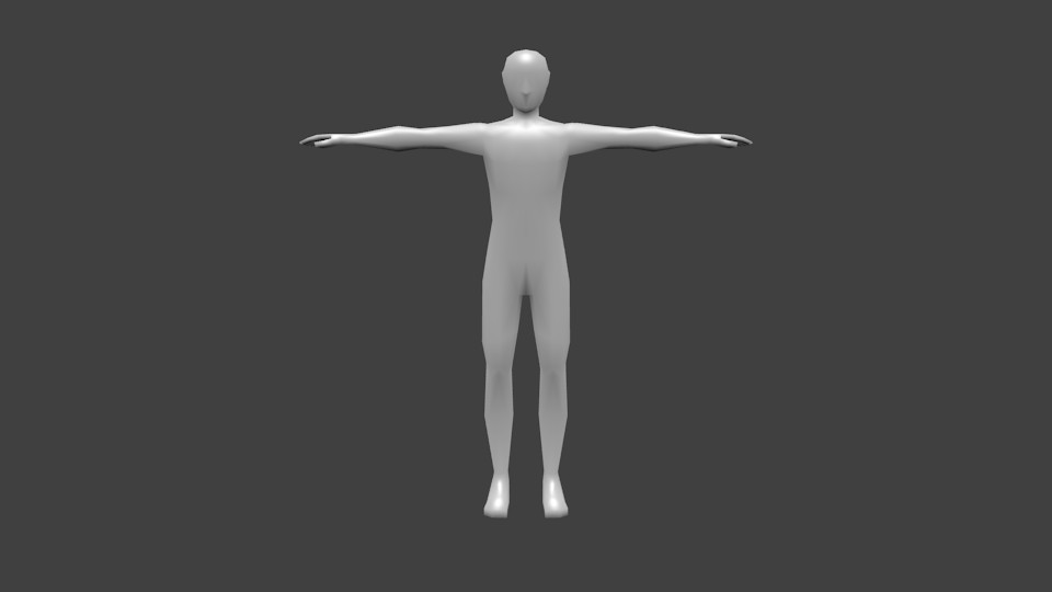 Low poly male