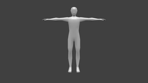 Low poly male