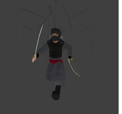 Low poly game character