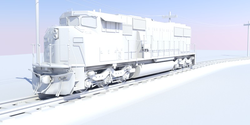 SD60M locomotive