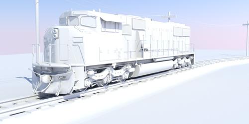 SD60M locomotive