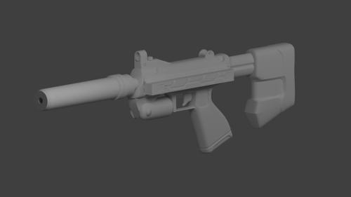Halo 3 ODST SMG