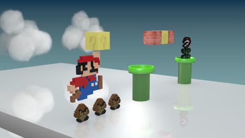 Mario Bros 8Bit
