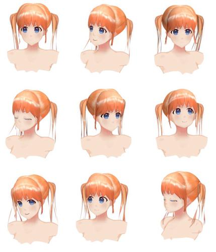 Anime Character Rendering Test