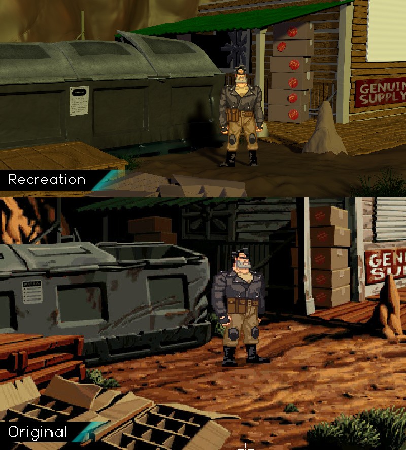 Full Throttle  Dumpster Scene