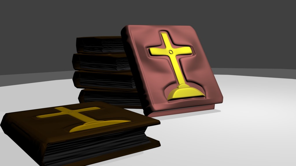 Bible Low-poly Textured