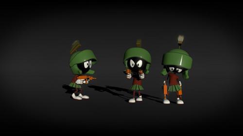 marvin the martian with simple rig