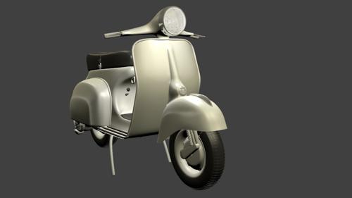 vespa velloce low poly
